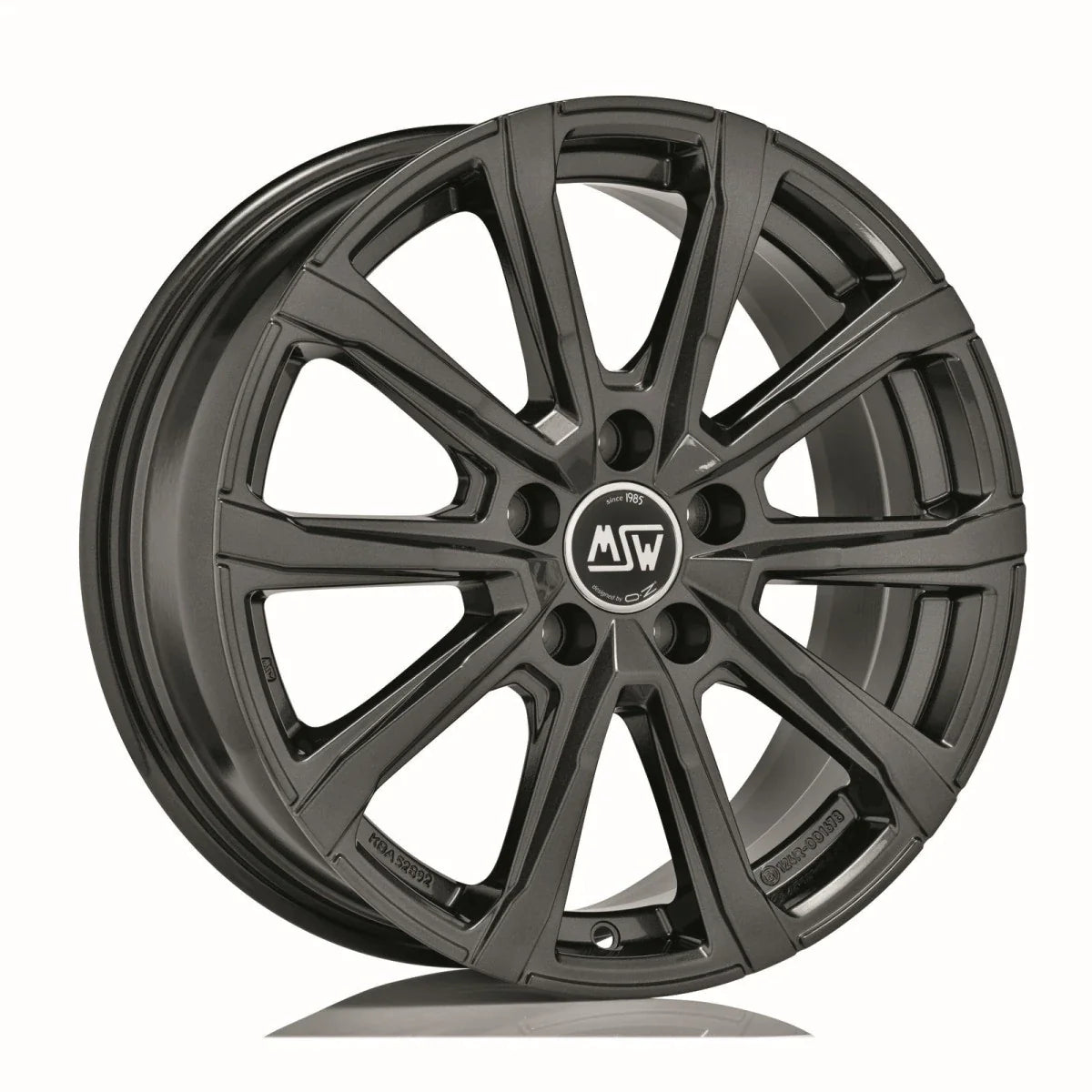 Alu kola MSW 79 6.5x16 5x112 ET41 Gloss Dark Grey