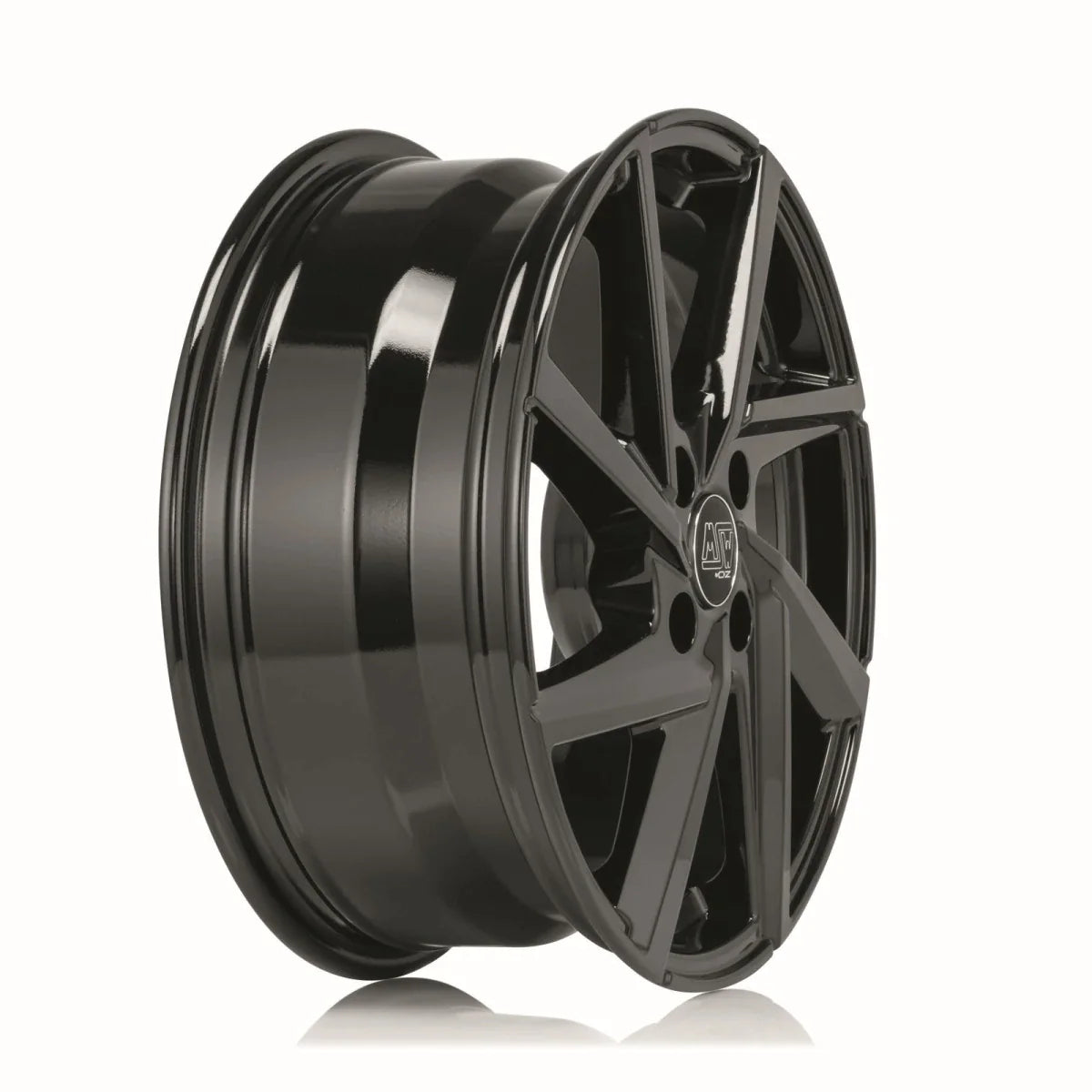 Alu kola MSW 80-4 6.5x16 4x100 ET45 Gloss Black