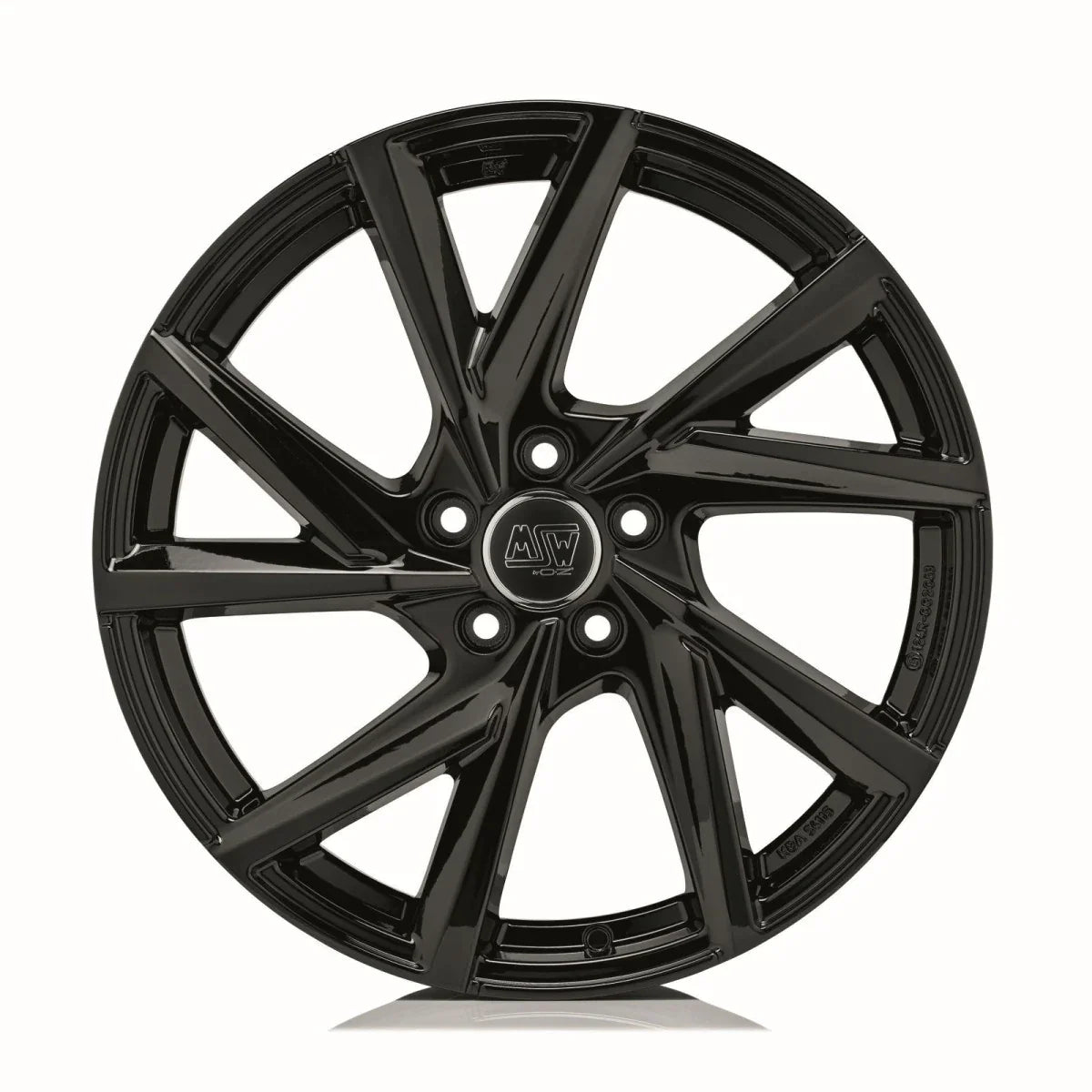 Alu kola MSW 80-5 7.5x18 5x112 ET40 Gloss Black