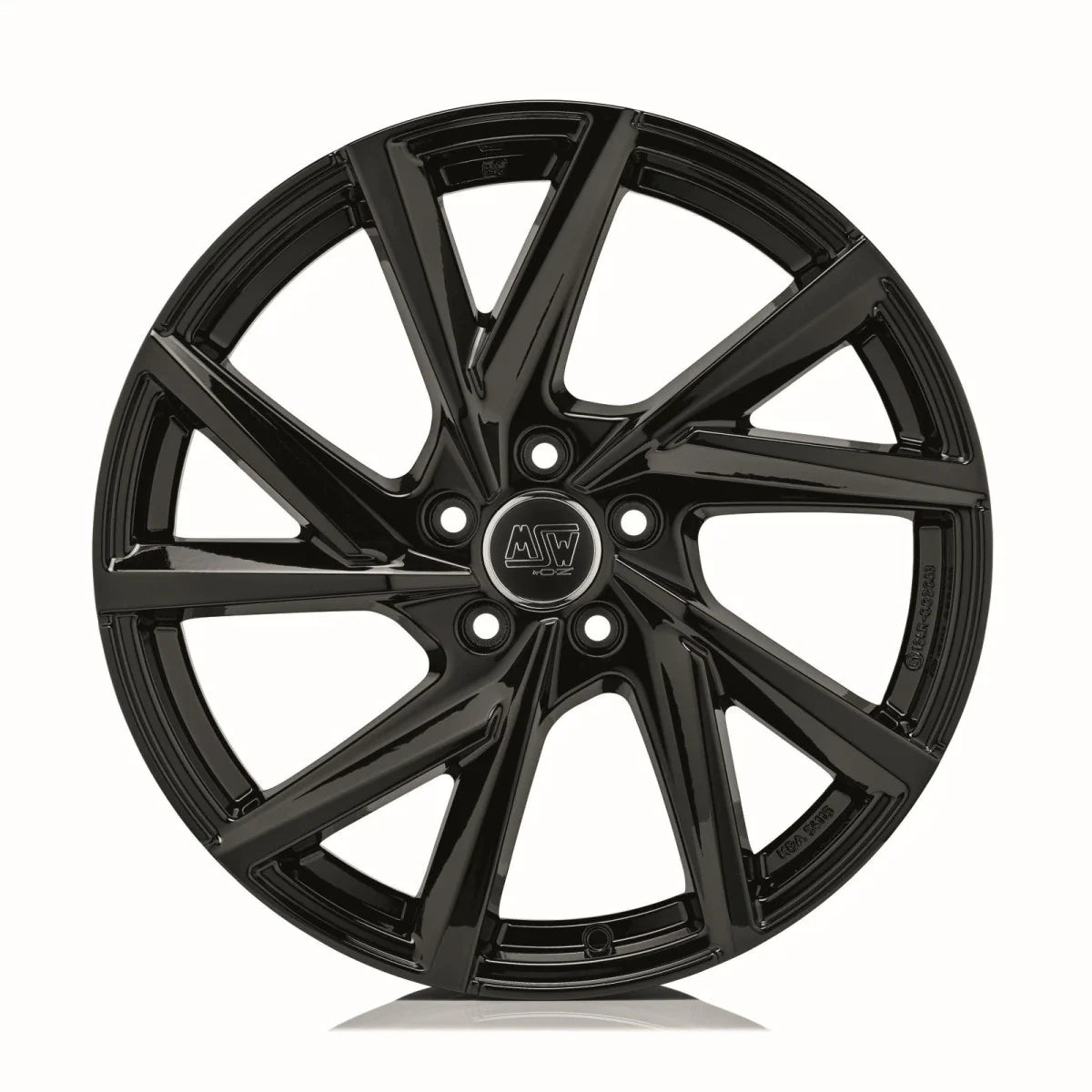 Alu kola MSW 80-5 7x17 5x108 ET50 Gloss Black