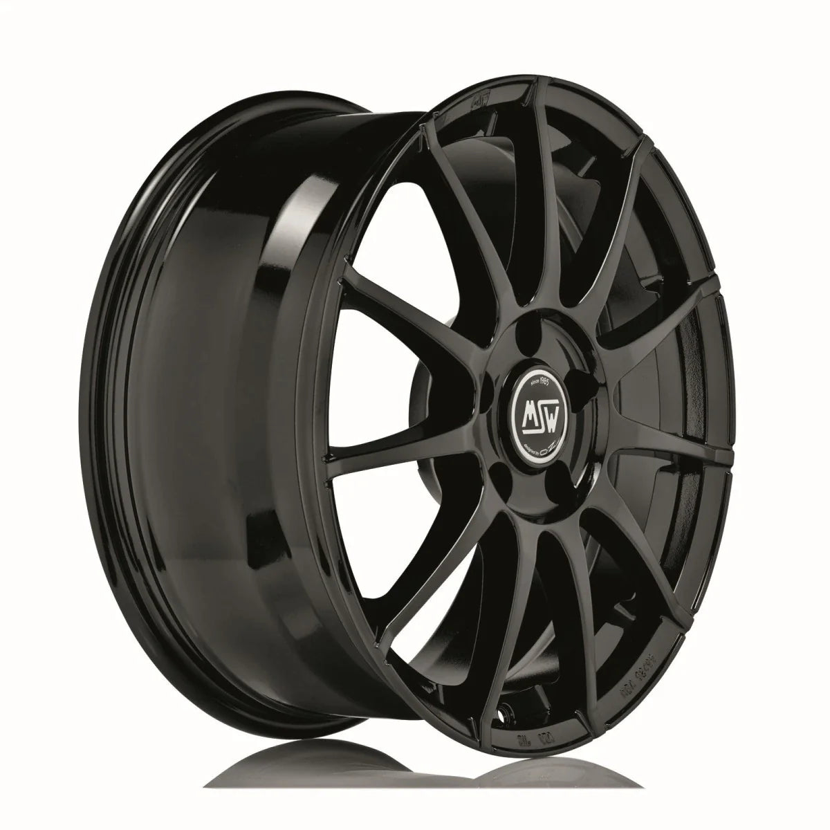 Alu kola MSW 85 8x18 5x112 ET35 Gloss Black