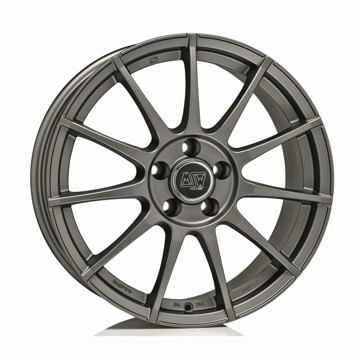 Alu kola MSW 85 7x17 4x108 ET42 Matt Graphite