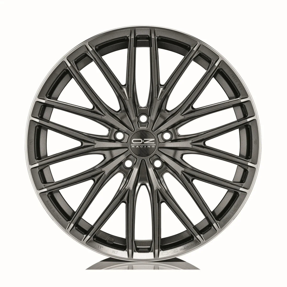 Alu kola OZ GRAN TURISMO HLT 9.5x20 5x112 ET42 Star Graphite Diamond Lip