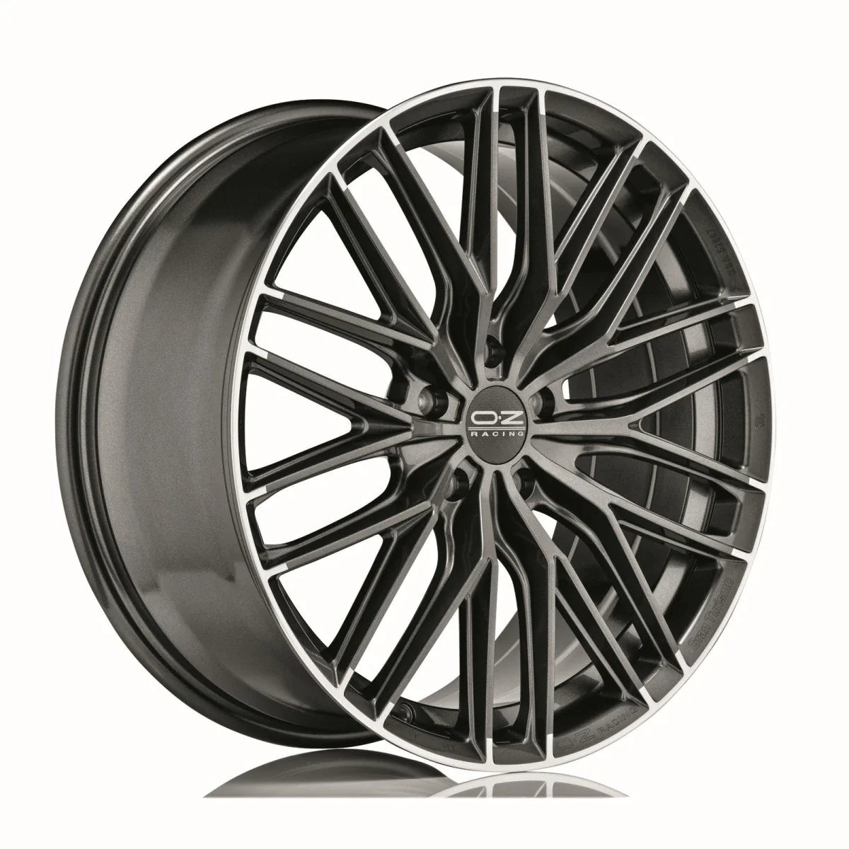 Alu kola OZ GRAN TURISMO HLT 8.5x19 5x112 ET45 Star Graphite Diamond Lip