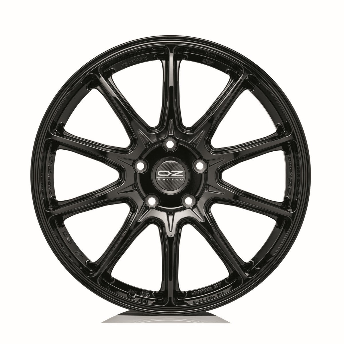 Alu kola OZ HYPER XT HLT 9.5x21 5x120 ET40 Gloss Black