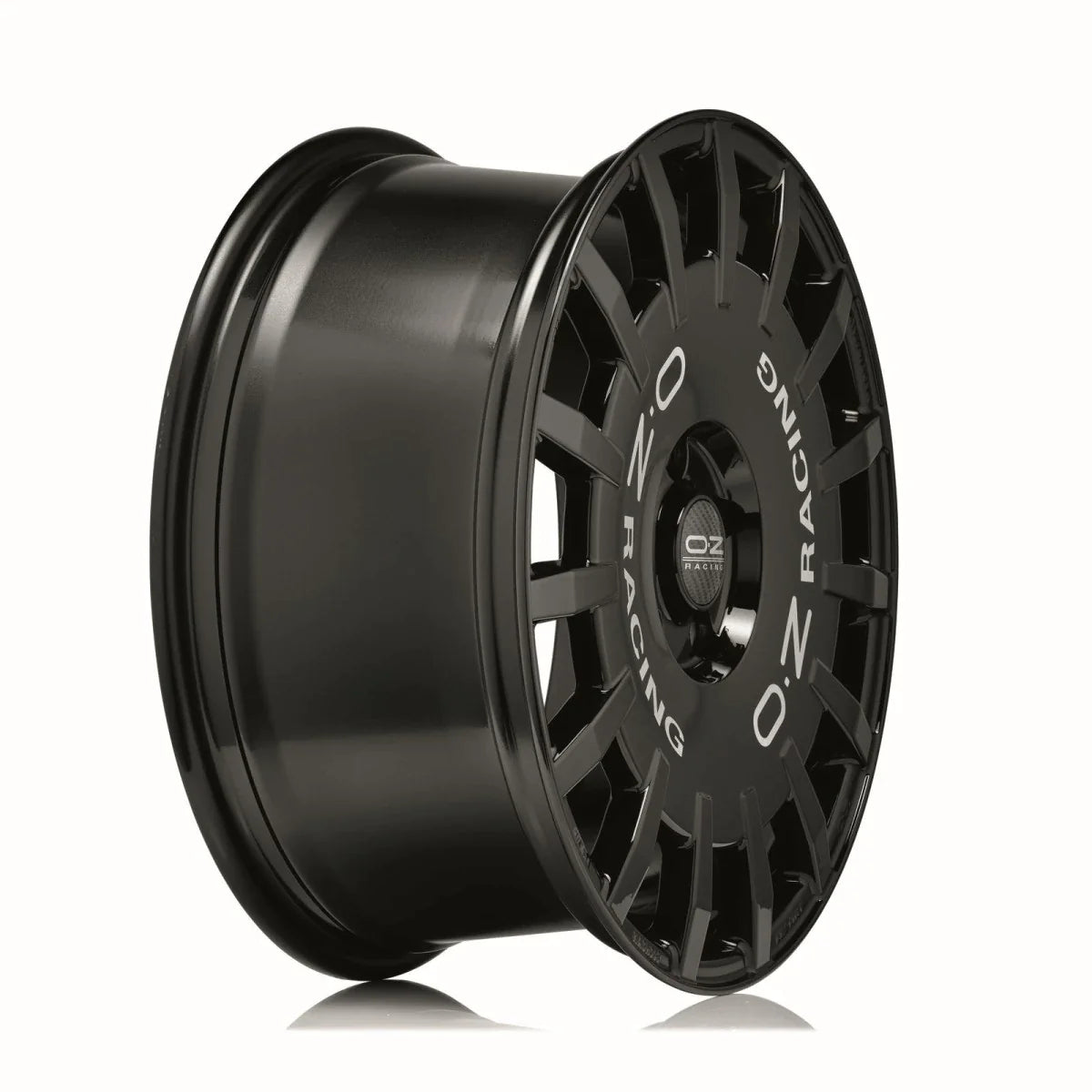 Alu kola OZ RALLY RACING 7x17 4x98 ET35 Gloss Black Silver Lettering