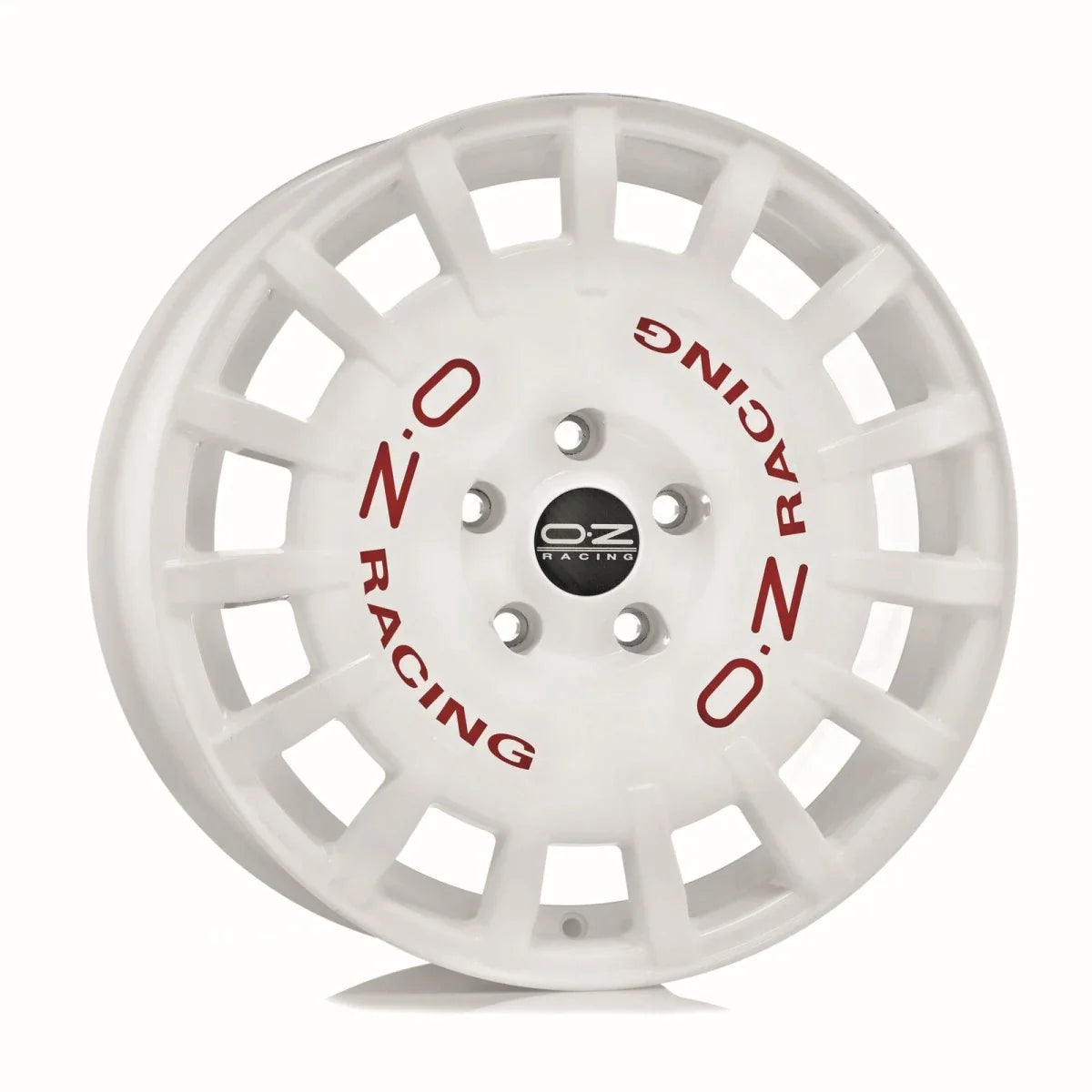 Alu kola OZ RALLY RACING 7.5x18 5x112 ET50 Race White Red Lettering