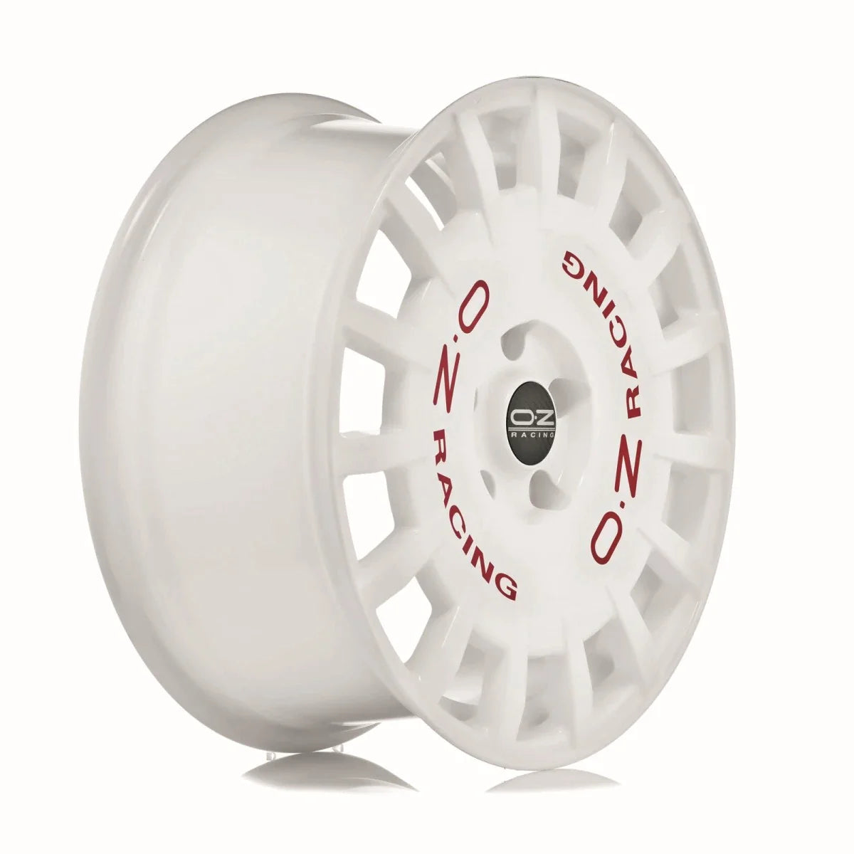 Alu kola OZ RALLY RACING 7.5x18 5x112 ET50 Race White Red Lettering