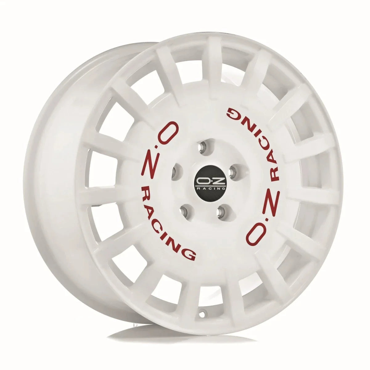 Alu kola OZ RALLY RACING 7.5x18 5x112 ET50 Race White Red Lettering
