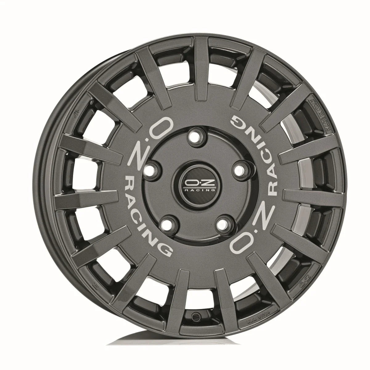 Alu kola OZ RALLY RACING VAN 8x18 5x120 ET56 Dark Graphite Silver Lettering