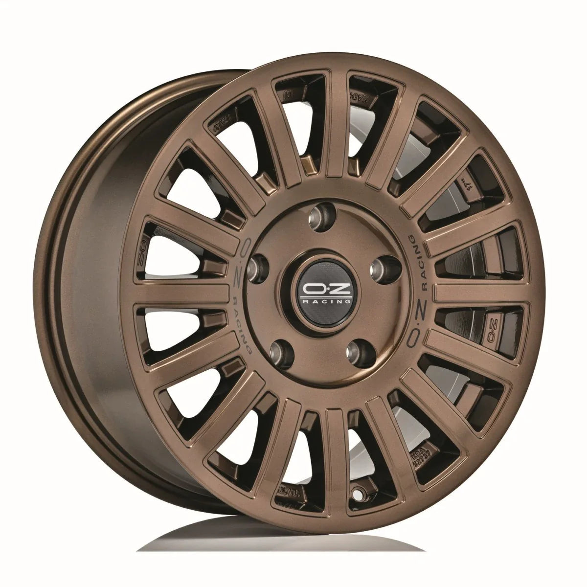 Alu kola OZ RALLY RAID 8x17 6x139.7 ET25 Gloss Bronze Black Lettering