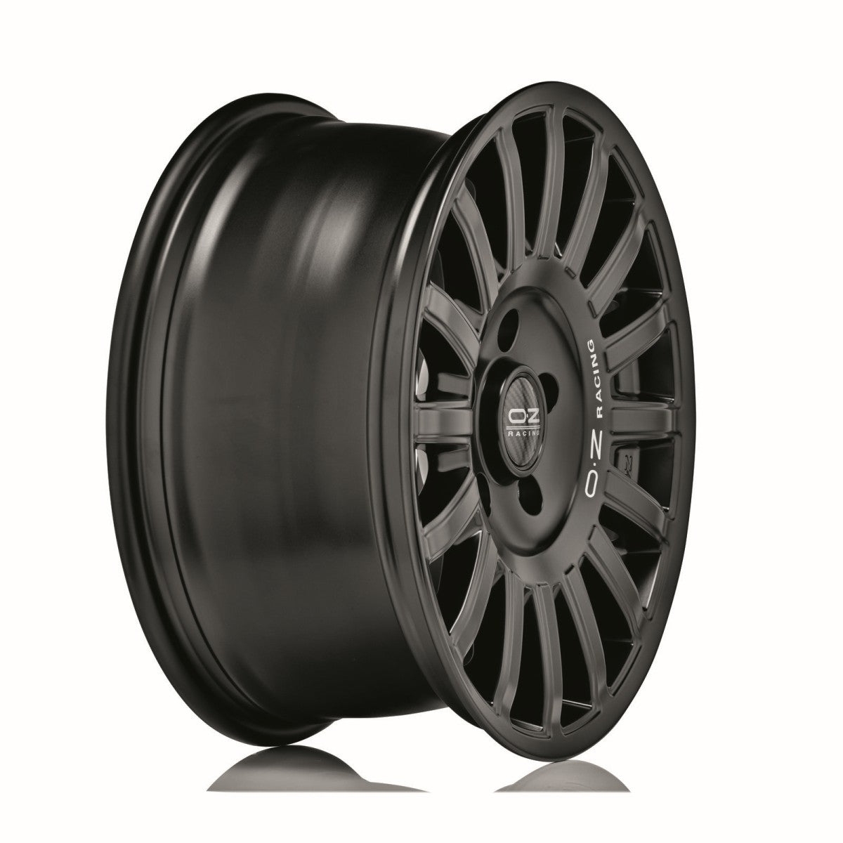 Alu kola OZ RALLY DESERT 8x18 6x139.7 ET48 Matt Black Silver Let. Diamond Lip