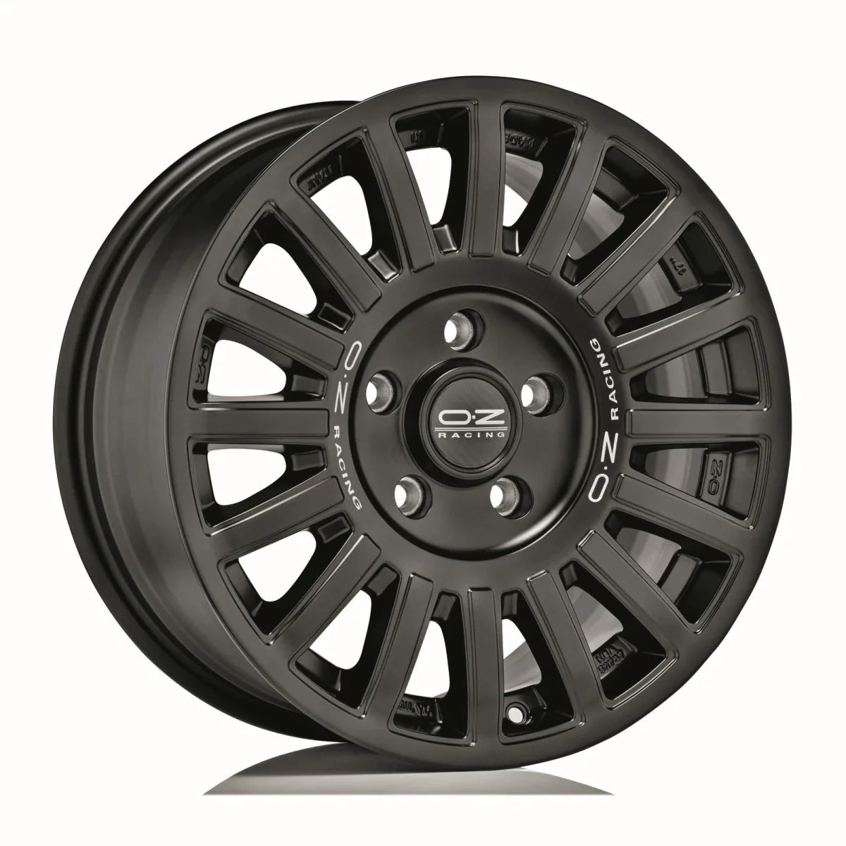 Alu kola OZ RALLY RAID 8x17 6x139.7 ET25 Matt Black Silver Lettering
