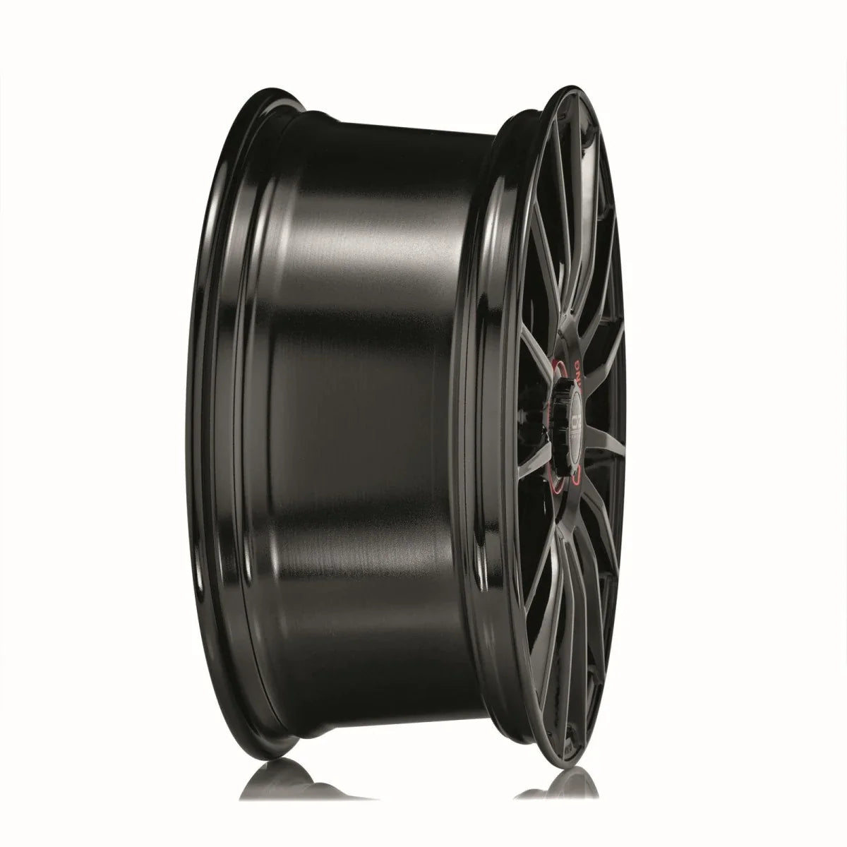 Alu kola OZ SUPERTUR EVOLUZIONE 8.5x19 5x112 ET44 Gloss Black + Red Lettering