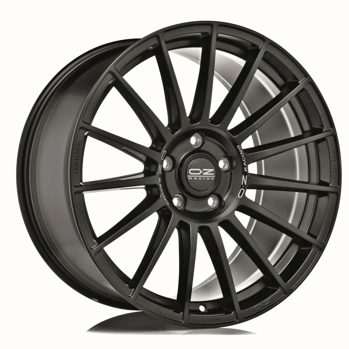 Alu kola OZ SUPERTURISMO DAKAR 10x22 5x120 ET35 Matt Black Silver Lettering