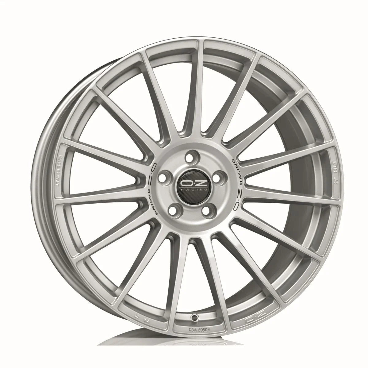 Alu kola OZ SUPERTURISMO DAKAR 10x21 5x120 ET35 Matt Race Silver Black Lettering