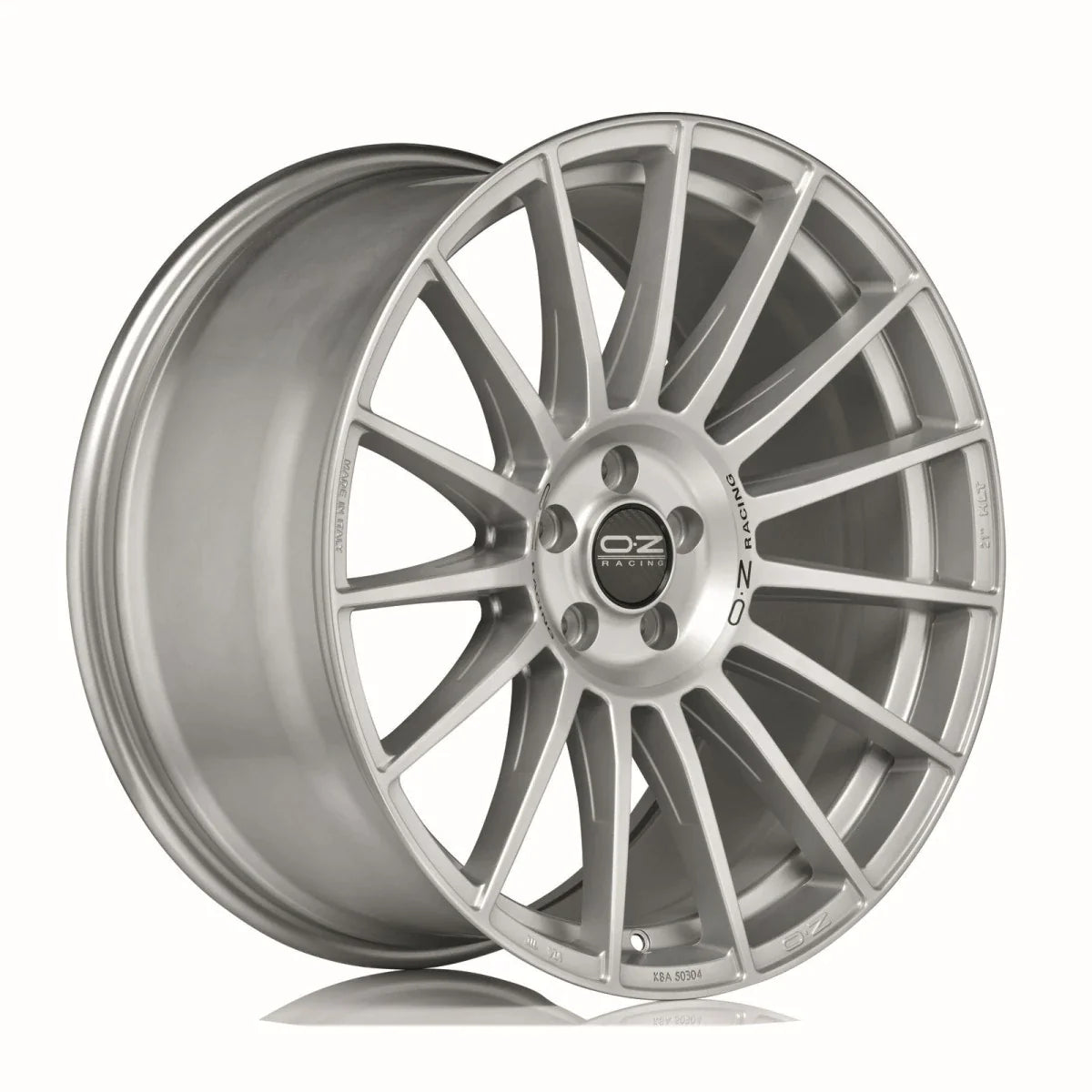 Alu kola OZ SUPERTURISMO DAKAR 10x21 5x120 ET35 Matt Race Silver Black Lettering