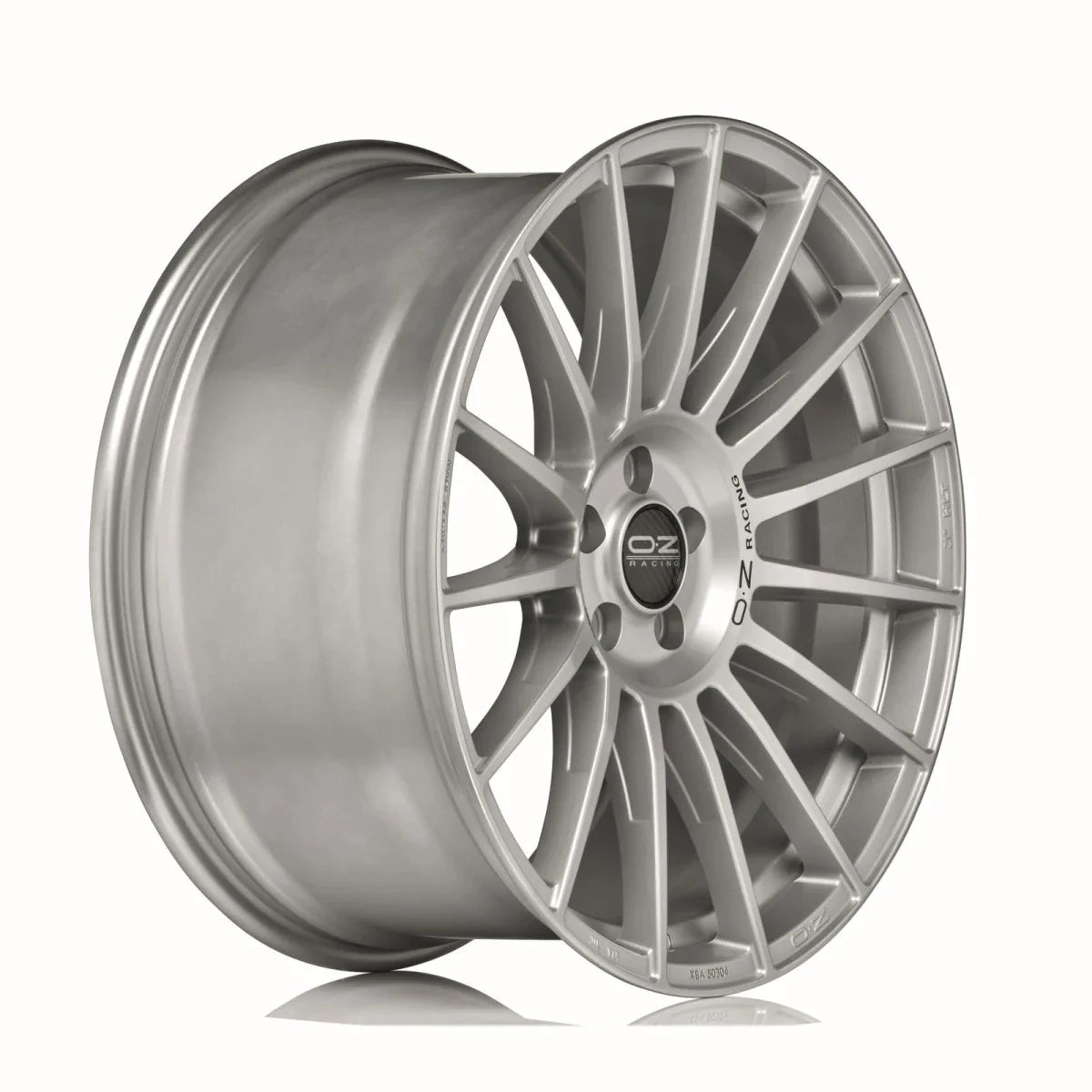 Alu kola OZ SUPERTURISMO DAKAR 10x21 5x120 ET35 Matt Race Silver Black Lettering