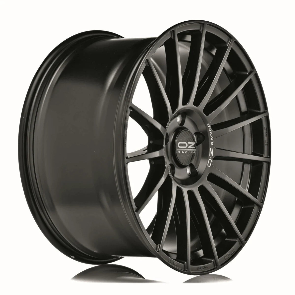 Alu kola OZ SUPERTURISMO LM 8.5x19 5x112 ET44 Matt Black Silver Lettering