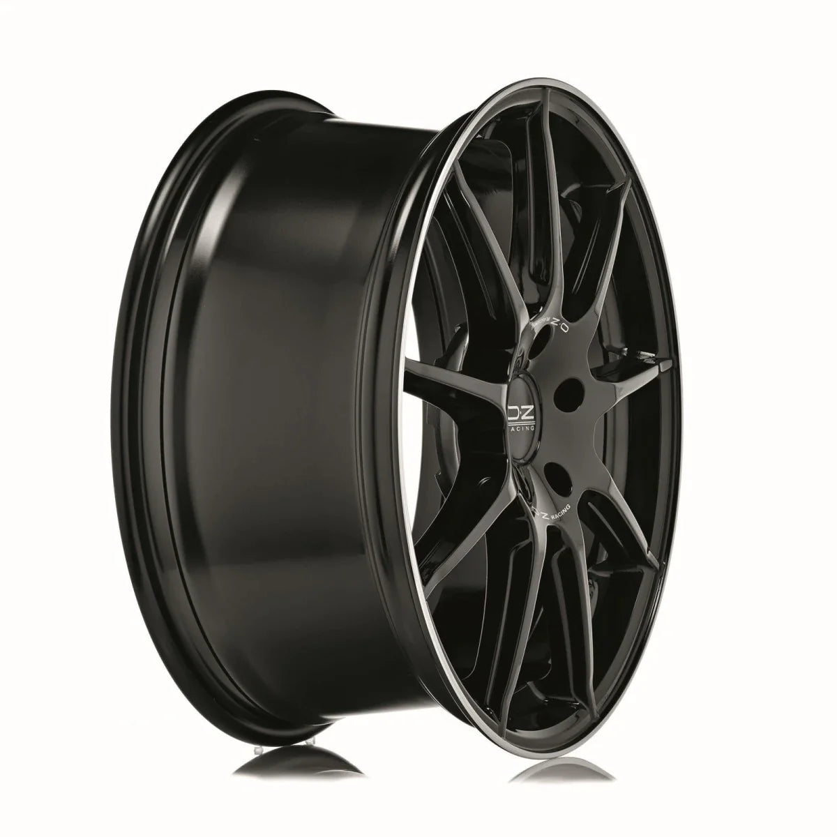 Alu kola OZ VELOCE GT 8x18 5x112 ET35 Gloss Black+Diamond Lip+Silver Lettering | Wheelsup.cz