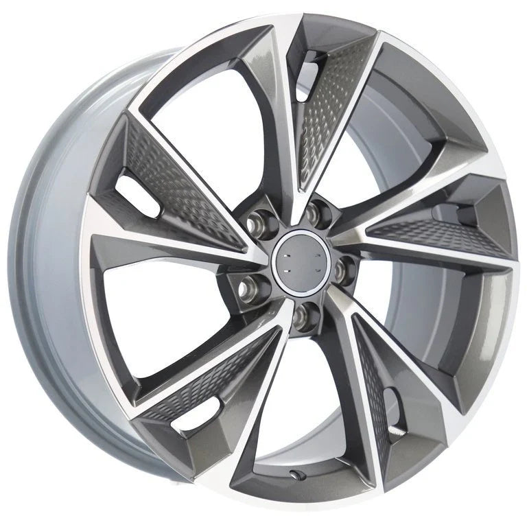 Alu kola pro Audi B1566 9x21 5x112 ET31 66.6 šedá – detail 3