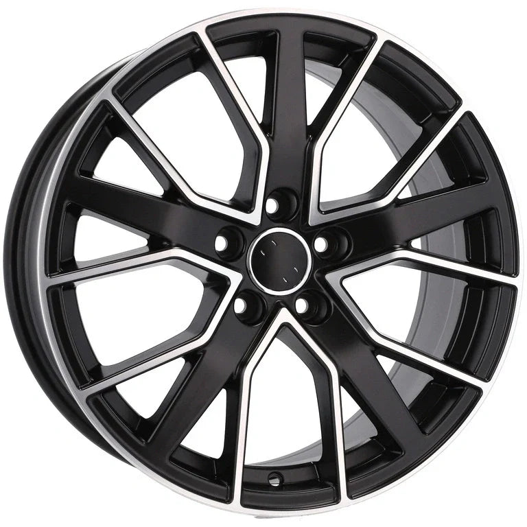 Alu kola pro Audi B5131 10x22 5x112 ET21 66.6 černá – detail 1