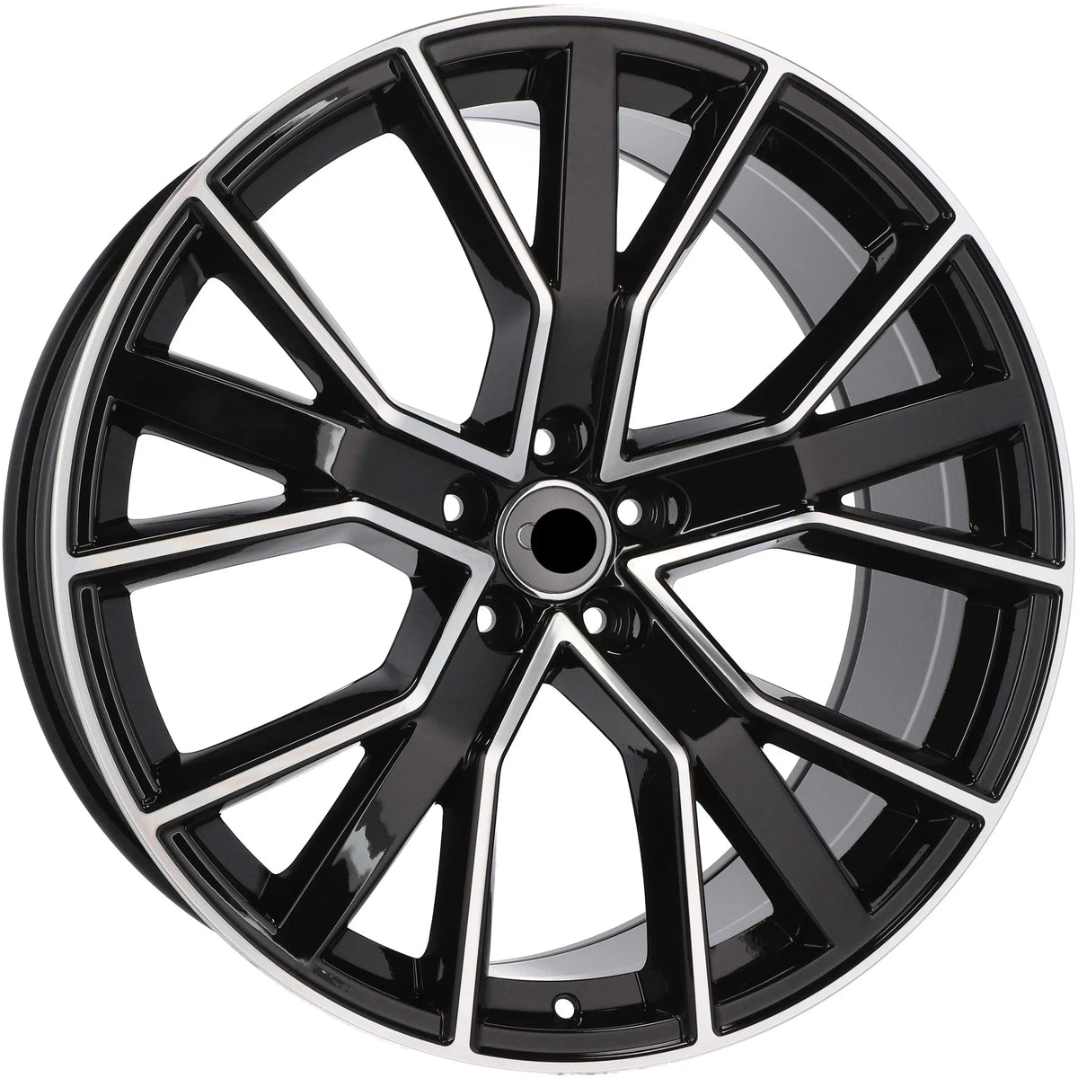 Alu kola pro Audi B5131 10x22 5x112 ET21 66.6 černá – detail 4
