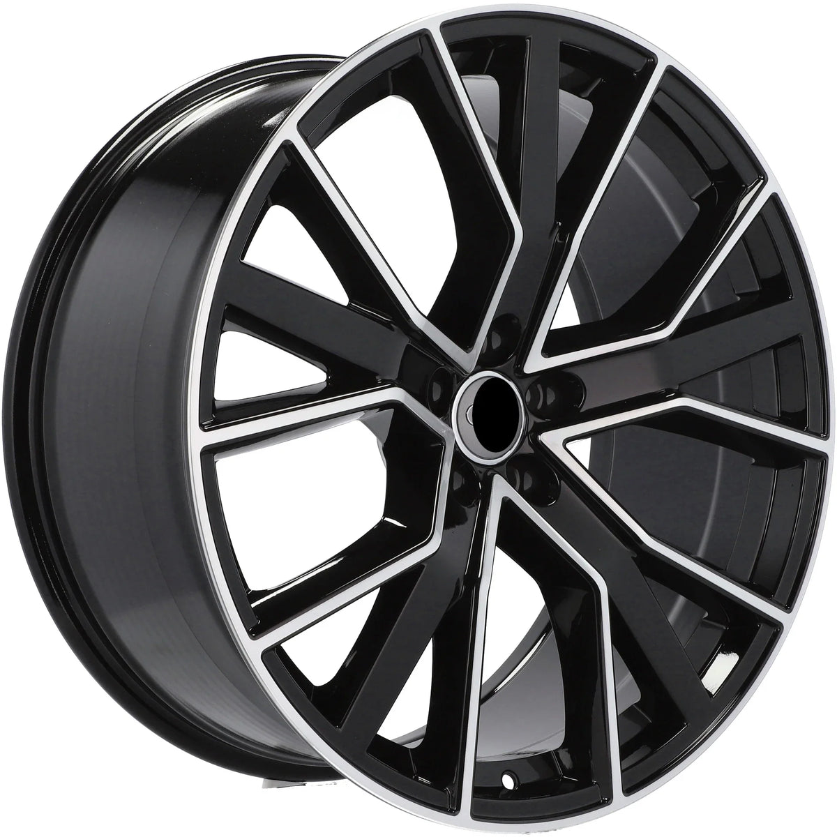 Alu kola pro Audi B5131 10x22 5x112 ET21 66.6 černá – detail 6