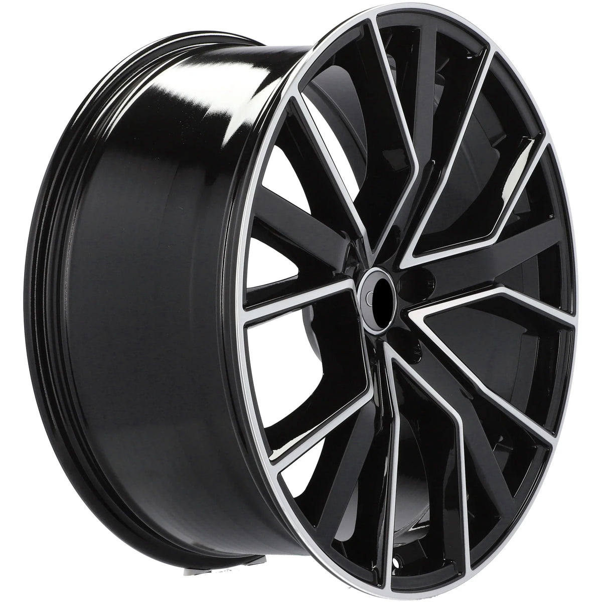 Alu kola pro Audi B5131 10x22 5x112 ET21 66.6 černá – detail 7