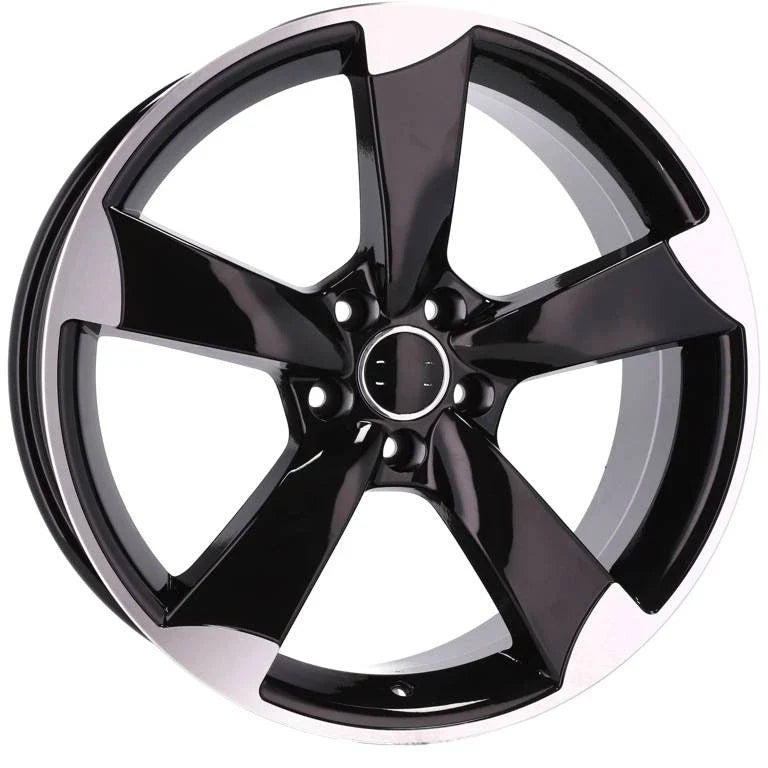 Alu kola pro Audi BK217 8x18 5x112 ET35 66.6 černá – detail 2