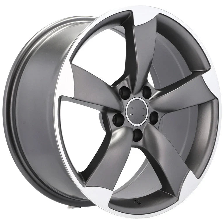 Alu kola pro Audi BK217 8x18 5x112 ET45 66.6 šedá – detail 1