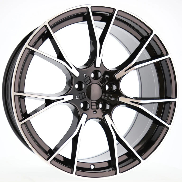 Alu kola pro BMW B1617 8.5x19 5x112 ET26 66.6 černá – detail 1