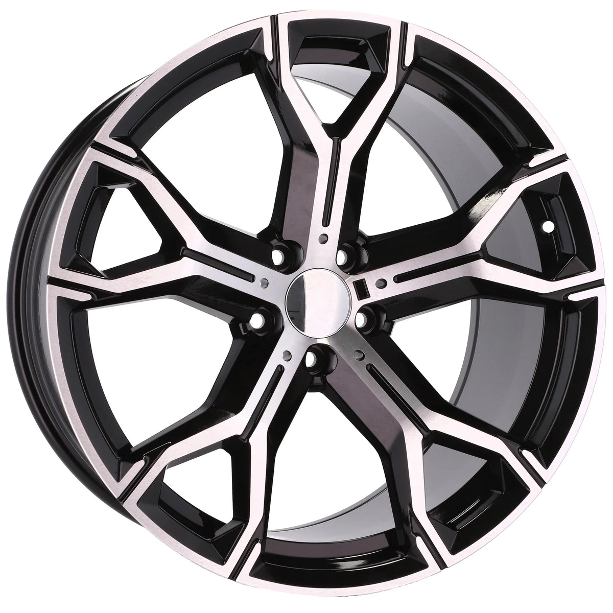 Alu kola pro BMW B5498 9.5x21 5x112 ET37 66.6 černá – detail 1