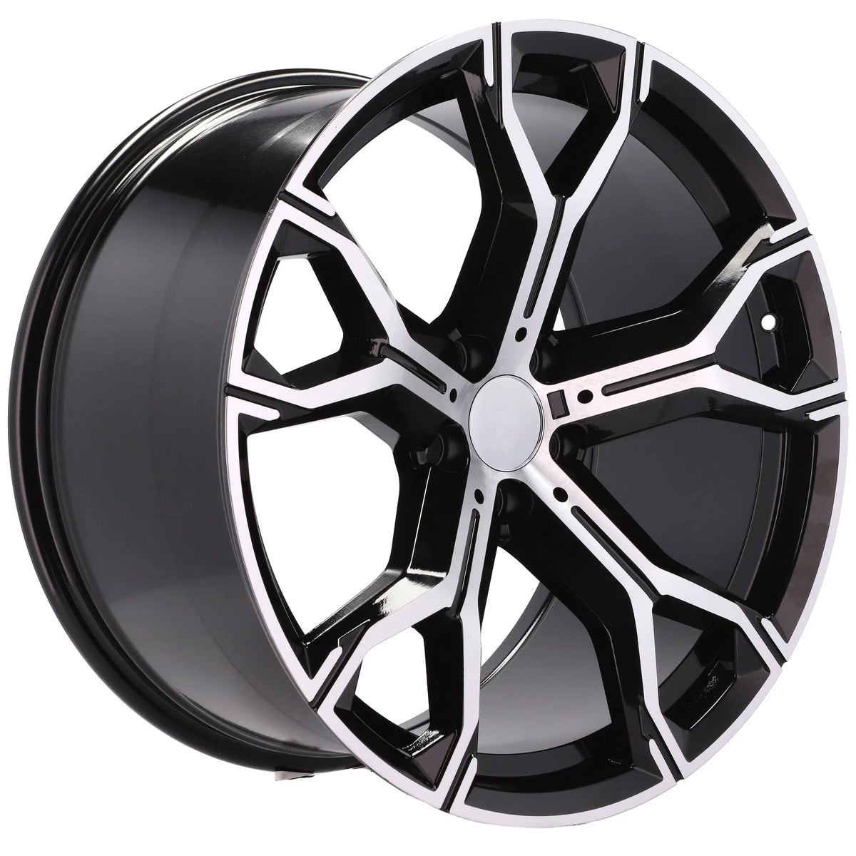Alu kola pro BMW B5498 9.5x21 5x112 ET37 66.6 černá – detail 3