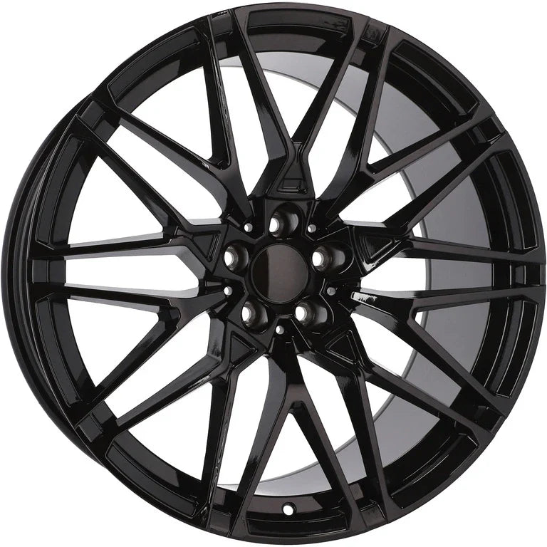 Alu kola pro BMW B5771 9.5x22 5x112 ET37 66.6 černá – detail 5