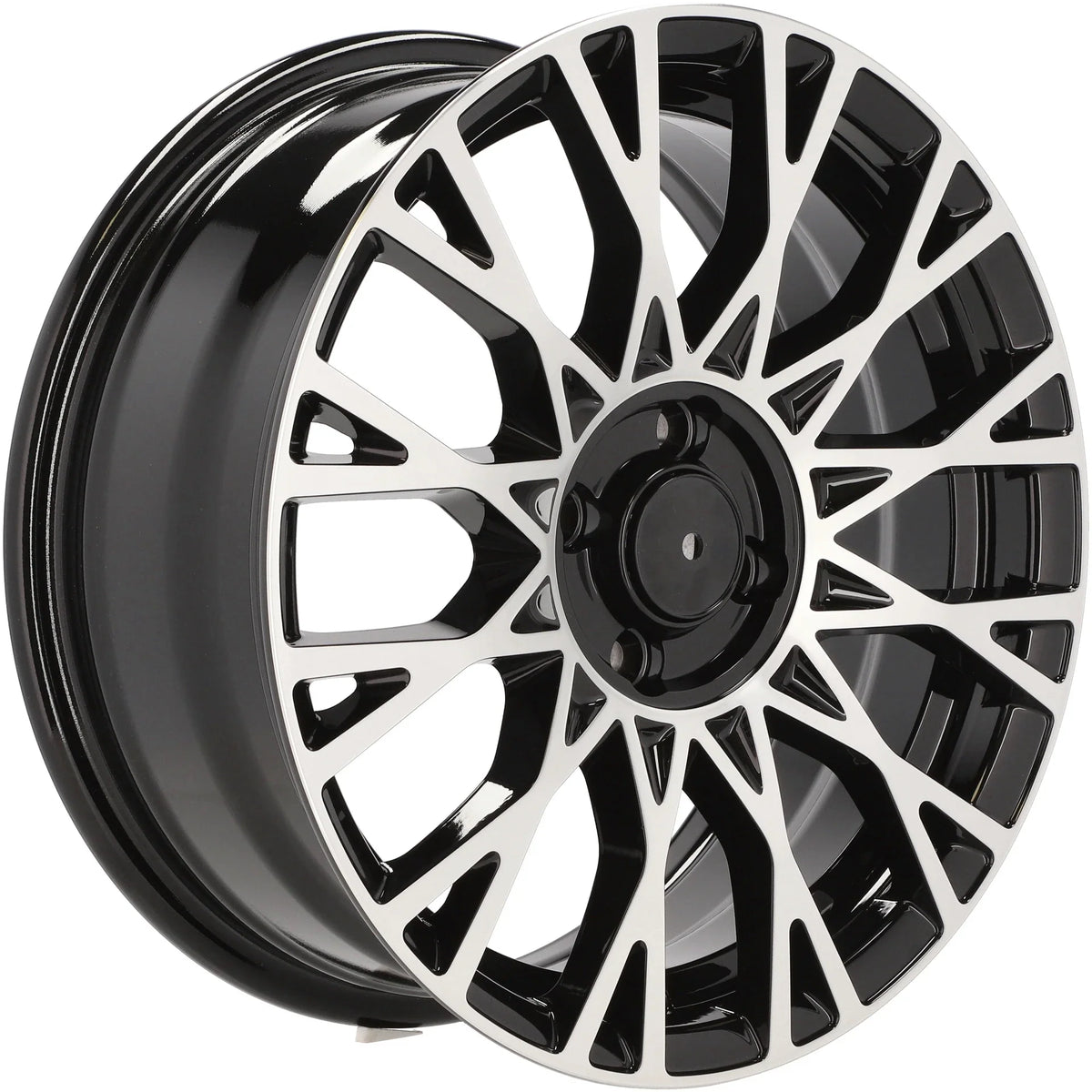 Alu kola pro Fiat Y1283 6.5x16 4x98 ET35 58.1 černá – detail 2