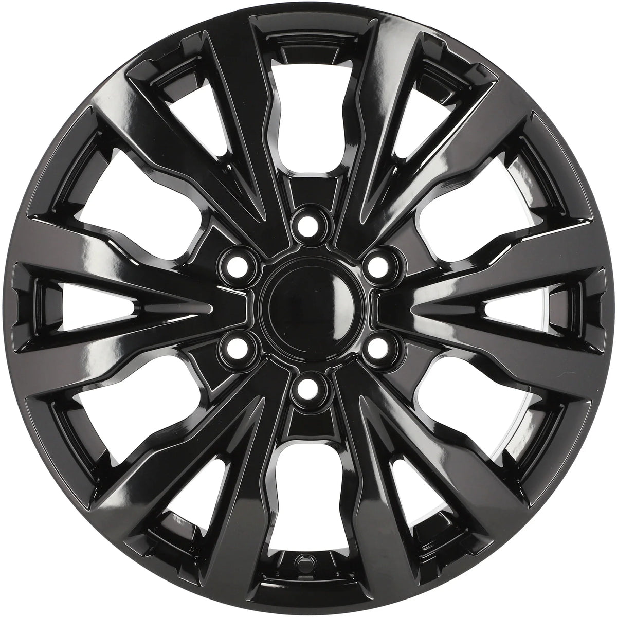 Alu kola pro Ford B3025 6.5x16 6x120 ET50 74.1 černá – detail 1