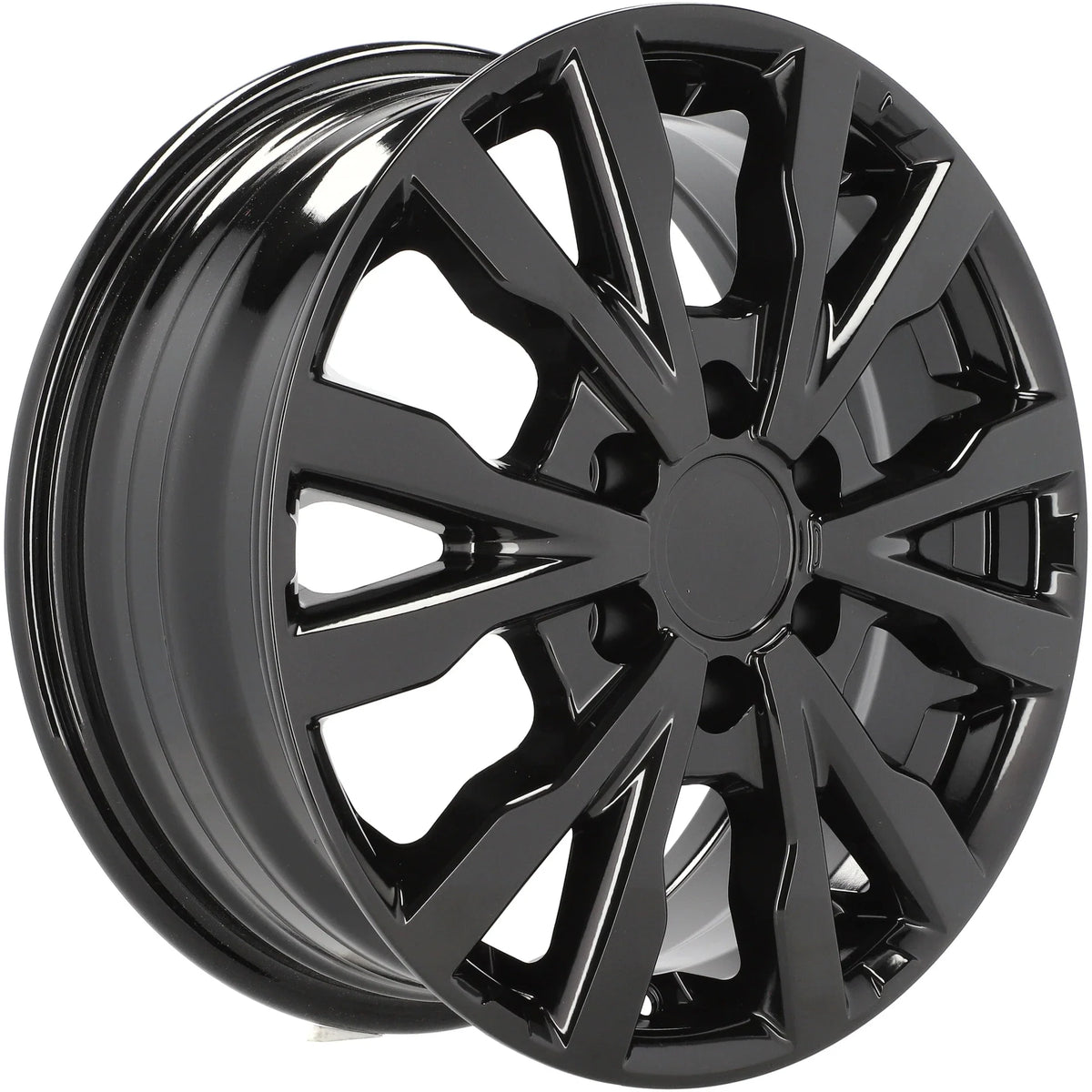Alu kola pro Ford B3025 6.5x16 6x120 ET50 74.1 černá – detail 2