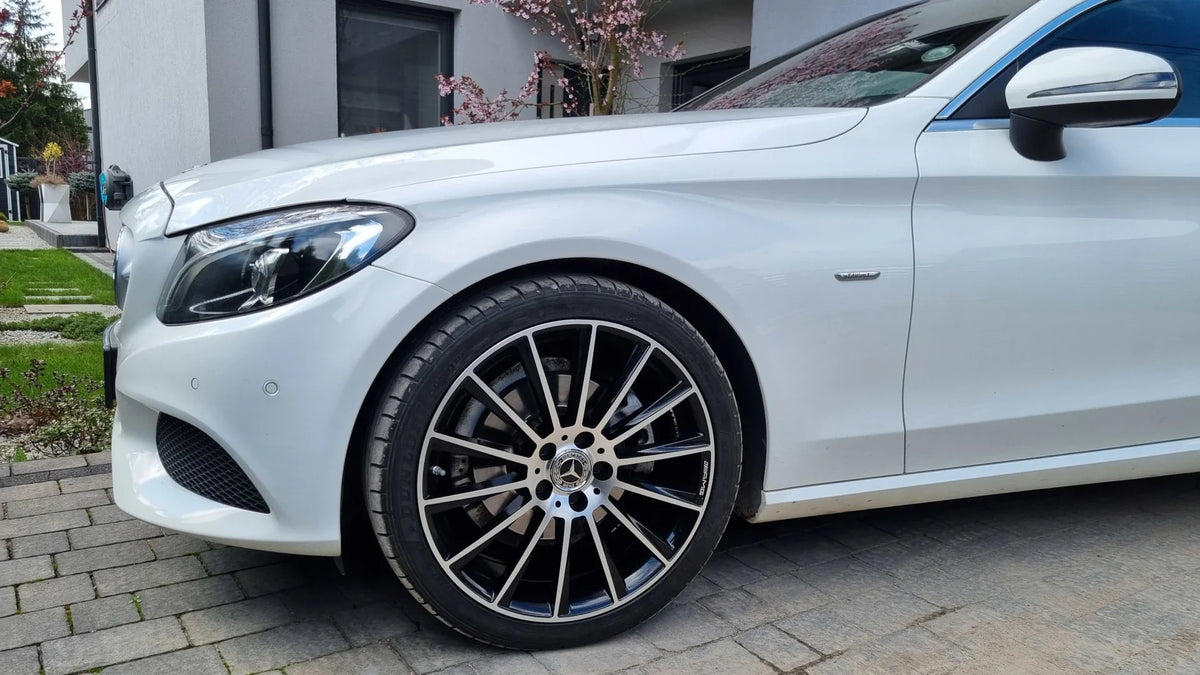 Alu kola pro Mercedes B1048 9.5x18 5x112 ET35 66.6 černá – na voze 6