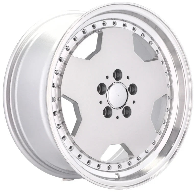 Alu kola pro Mercedes B5852 8x18 5x112 ET35 66.6 stříbrná – detail 5