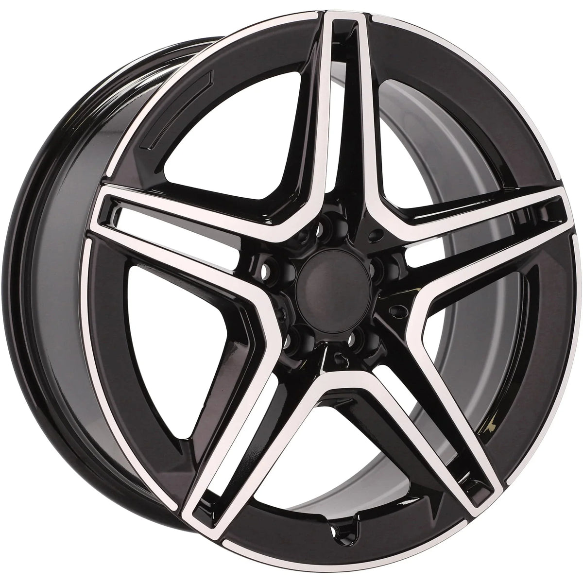 Alu kola pro Mercedes FBX142 7.5x17 5x112 ET40 66.6 černá – detail 2