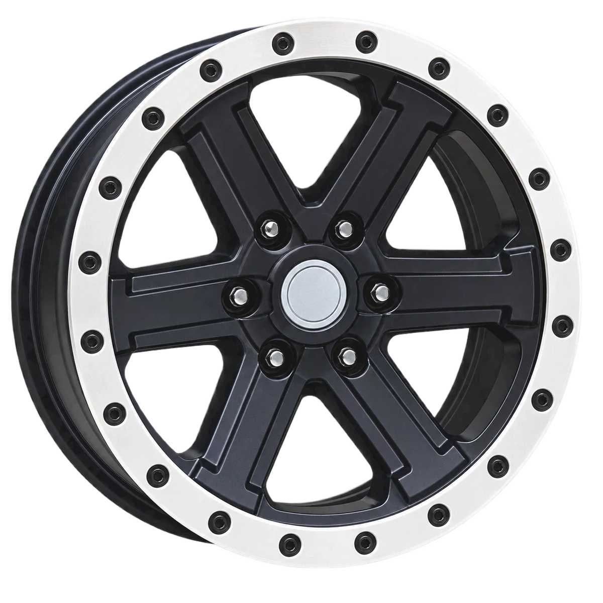 Alu kola pro Offroad JT224 8.5x17 6x139.7 ET0 110.1 Black Matt