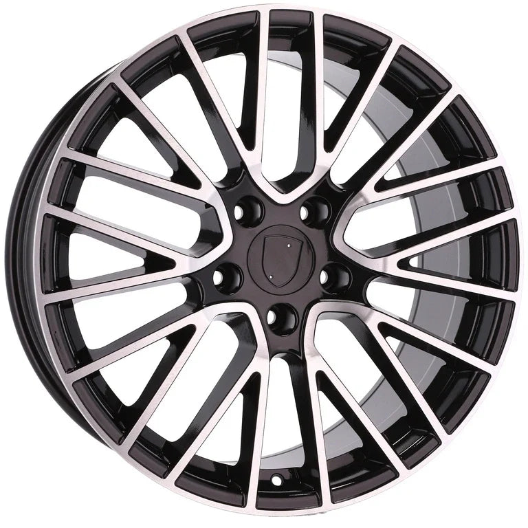 Alu kola pro Porsche FE179 9.5x21 5x130 ET46 71.6 černá – detail 1
