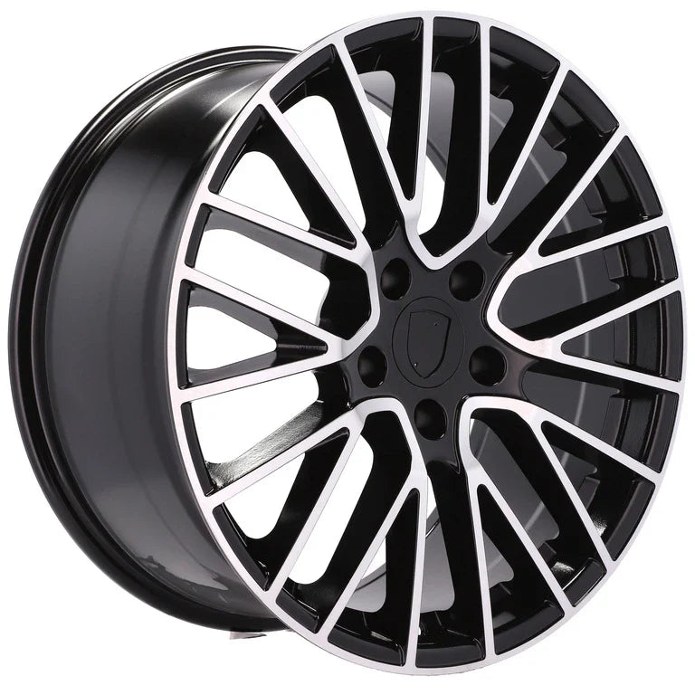 Alu kola pro Porsche FE179 9.5x21 5x130 ET46 71.6 černá – detail 2