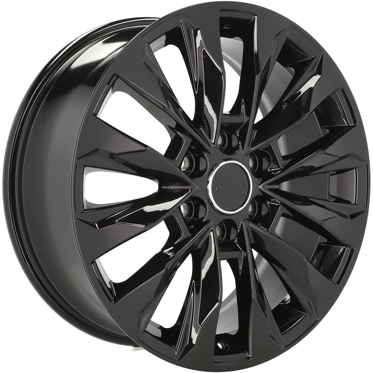 Alu kola pro Toyota Y0185 8x20 6x139.7 ET60 černá – detail 2