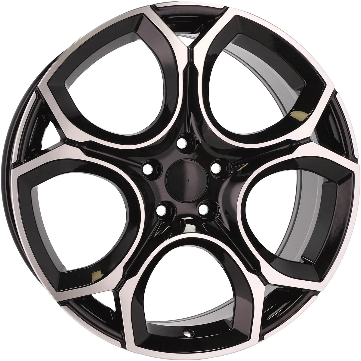 Alu kola pro Volkswagen Y1232 8x19 5x112 ET45 57.1 černá – detail 1