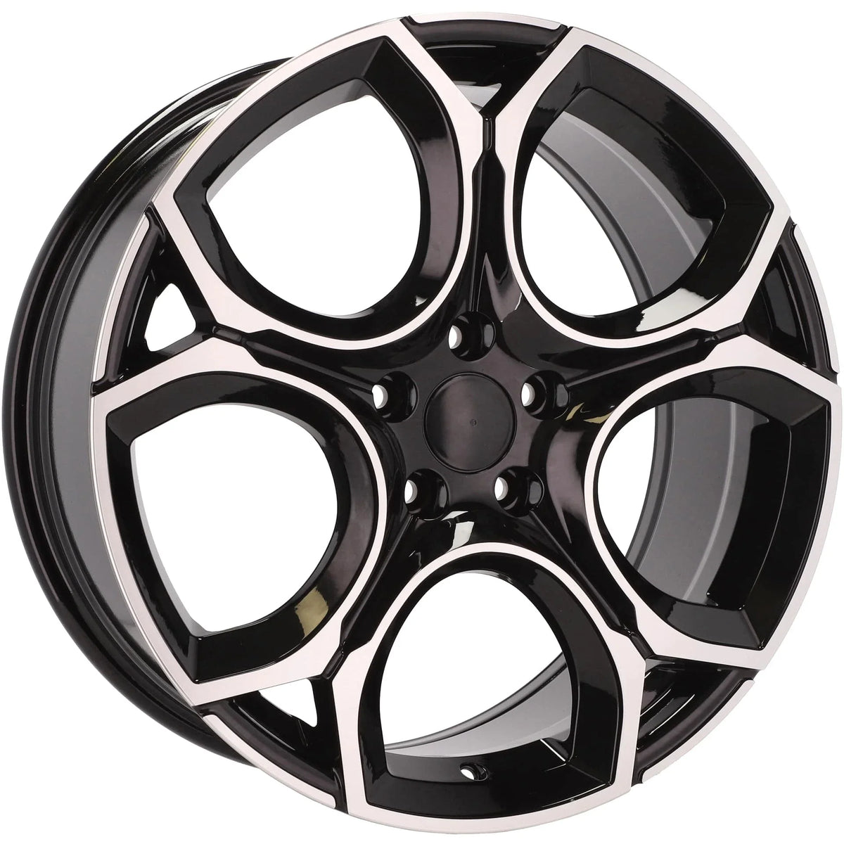 Alu kola pro Volkswagen Y1232 8x19 5x112 ET45 57.1 černá – detail 2