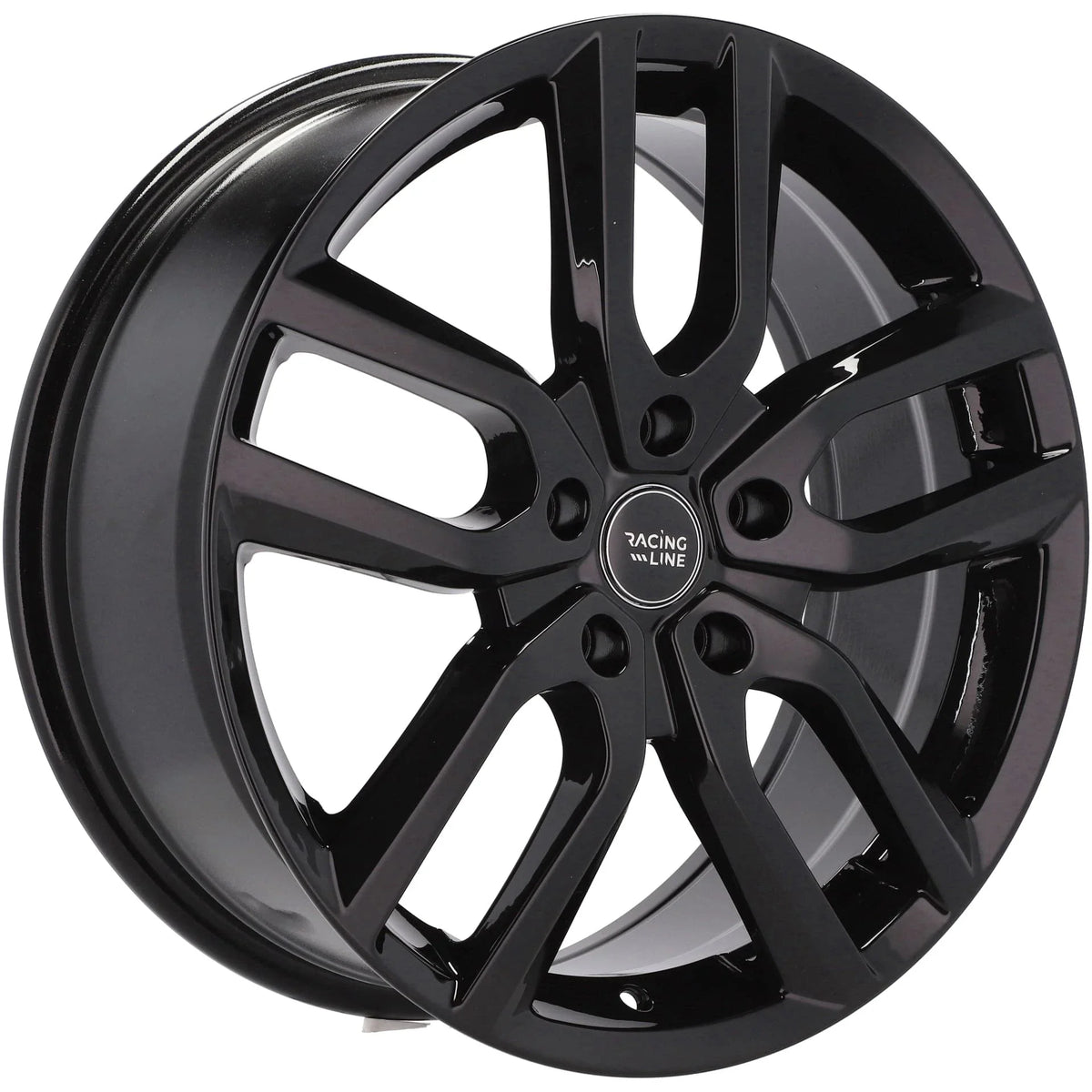 Alu kola Racing Line B5883 7x17 5x114.3 ET45 67.1 černá – detail 2