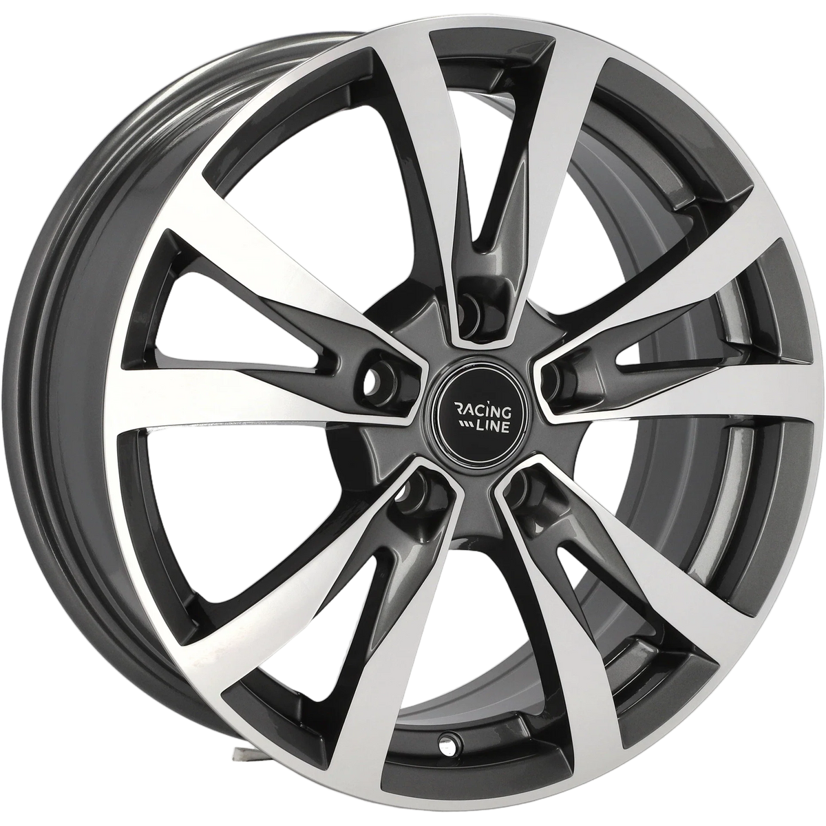 Alu kola Racing Line BK533 6.5x16 5x108 ET42 67.1 Grey Polished