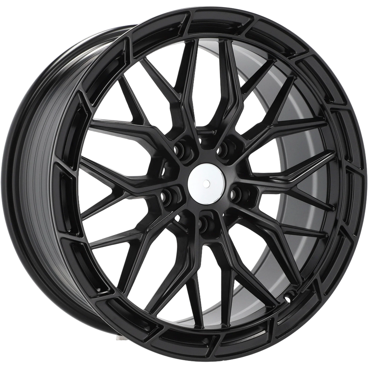 Alu kola Racing Line FBX384 8x18 5x108 ET40 67.1 Black Half Matt